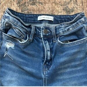 Flying Monkey Distressed Denim Jeans